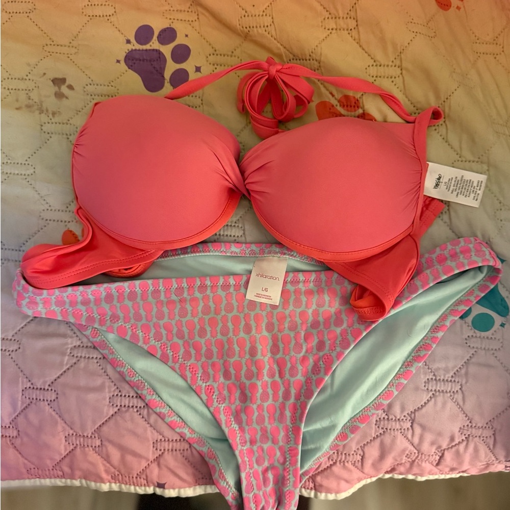 Massimo Pink Bikini Set